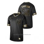 Maglia Baseball Uomo New York Yankees C.c. Sabathia 2019 Golden Edition Nero