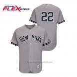 Maglia Baseball Uomo New York Yankees Jacoby Ellsbury 150 Anniversario Flex Base Grigio