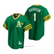 Maglia Baseball Uomo Oakland Athletics Josh Harrison Cooperstown Collection Road Verde