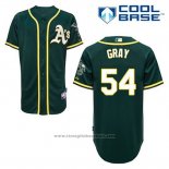 Maglia Baseball Uomo Oakland Athletics Sonny Gray 54 Verde Alternato Cool Base