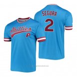 Maglia Baseball Uomo Philadelphia Phillies Jean Segura Cooperstown Collection Stitches Blu