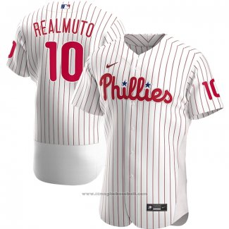 Maglia Baseball Uomo Philadelphia Phillies Jt Realmuto Primera Autentico Bianco