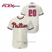 Maglia Baseball Uomo Philadelphia Phillies Mike Schmidt Flex Base Crema