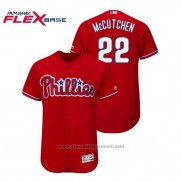 Maglia Baseball Uomo Phillies Andrew Mccutchen Flex Base Autentico Collezione Alternato Rosso