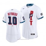 Maglia Baseball Uomo Pittsburgh Pirates Bryan Reynolds 2021 All Star Autentico Bianco