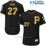 Maglia Baseball Uomo Pittsburgh Pirates Jung Ho Kang Nero Cool Base