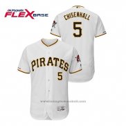 Maglia Baseball Uomo Pittsburgh Pirates Lonnie Chisenhall 150 Anniversario Flex Base Bianco