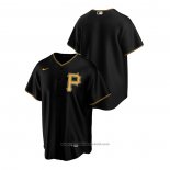 Maglia Baseball Uomo Pittsburgh Pirates Replica Alternato Nero