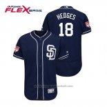 Maglia Baseball Uomo San Diego Padres Austin Hedges Flex Base Allenamento Primaverile 2019 Blu