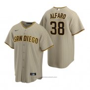 Maglia Baseball Uomo San Diego Padres Jorge Alfaro Sand Replica Alternato Marrone