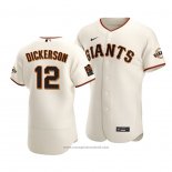 Maglia Baseball Uomo San Francisco Giants Alex Dickerson Autentico Primera Crema