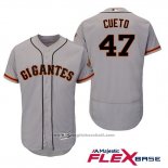 Maglia Baseball Uomo San Francisco Giants Johnny Cueto Grigio Hispanic Heritage Flex Base