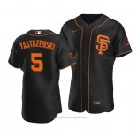 Maglia Baseball Uomo San Francisco Giants Mike Yastrzemski Autentico Alternato Nero