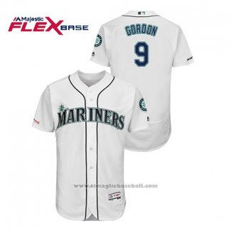 Maglia Baseball Uomo Seattle Mariners Dee Gordon 150 Anniversario Flex Base Bianco