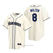 Maglia Baseball Uomo Seattle Mariners Donovan Walton Replica Alternato Crema