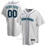 Maglia Baseball Uomo Seattle Mariners Primera Pick-A-player Retired Roster Replica Bianco