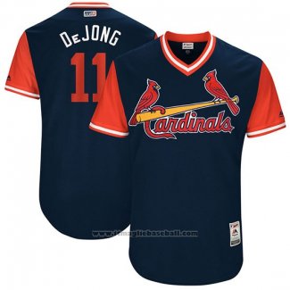 Maglia Baseball Uomo St. Louis Cardinals Harrison Bader Autentico 2020 Alternato Blu