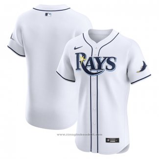 Maglia Baseball Uomo Tampa Bay Rays Home Elite Bianco