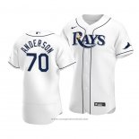 Maglia Baseball Uomo Tampa Bay Rays Nick Anderson Autentico Primera 2020 Bianco