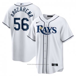 Maglia Baseball Uomo Tampa Bay Rays Randy Arozarena Replica Bianco