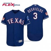 Maglia Baseball Uomo Texas Rangers Delino Deshields Flex Base Allenamento Primaverile 2019 Blu