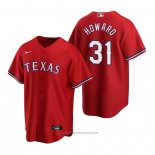 Maglia Baseball Uomo Texas Rangers Spencer Howard Replica Alternato Rosso