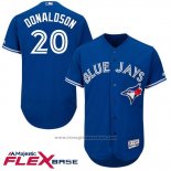 Maglia Baseball Uomo Toronto Blue Jays Josh Donaldson Blu Flex Base Autentico Collection