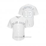 Maglia Baseball Uomo Toronto Blue Jays Lourdes Gurriel Jr. 2019 Players Weekend Replica Bianco