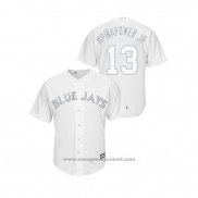 Maglia Baseball Uomo Toronto Blue Jays Lourdes Gurriel Jr. 2019 Players Weekend Replica Bianco