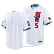 Maglia Baseball Uomo Washington Nationals 2021 All Star Replica Bianco