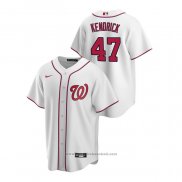 Maglia Baseball Uomo Washington Nationals Howie Kendrick Replica Home Bianco