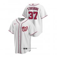 Maglia Baseball Uomo Washington Nationals Stephen Strasburg Replica Home Bianco