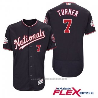 Maglia Baseball Uomo Washington Nationals Trea Turner Blu 2018 All Star Alternato Flex Base