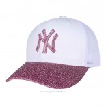 Cappellino New York Yankees Bianco Rosa