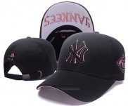 Cappellino New York Yankees Nero Bianco Rosa