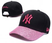 Cappellino New York Yankees Nero Rosa3