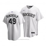 Maglia Baseball Bambino Colorado Rockies Antonio Senzatela Replica Primera 2020 Bianco