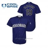 Maglia Baseball Bambino Colorado Rockies Charlie Blackmon Cool Base Alternato Viola