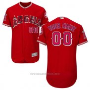 Maglia Baseball Bambino Los Angeles Angels Personalizzate Rosso