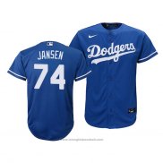 Maglia Baseball Bambino Los Angeles Dodgers Kenley Jansen Replica Alternato 2020 Blu