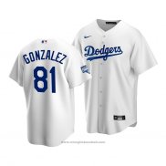 Maglia Baseball Bambino Los Angeles Dodgers Victor Gonzalez 2020 Primera Replica Bianco