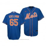Maglia Baseball Bambino New York Mets Robert Gsellman Replica Cool Base Blu