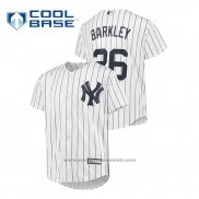 Maglia Baseball Bambino New York Yankees Saquon Barkley Cool Base MLB X NFL Bianco