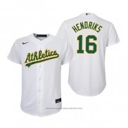 Maglia Baseball Bambino Oakland Athletics Liam Hendriks Replica Primera Bianco