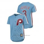 Maglia Baseball Bambino Philadelphia Phillies Bryce Harper Cooperstown Collection Replica Blu