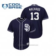 Maglia Baseball Bambino San Diego Padres Manny Machado Cool Base Alternato Blu