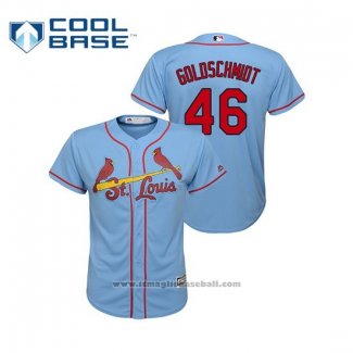 Maglia Baseball Bambino St. Louis Cardinals Paul Goldschmidt 2019 Cool Base Alternato Horizon Blue