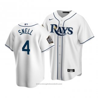 Maglia Baseball Bambino Tampa Bay Rays Blake Snell 2020 Primera Replica Bianco