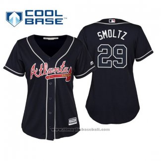 Maglia Baseball Donna Atlanta Braves John Smoltz Cool Base Alternato 2019 Blu