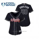 Maglia Baseball Donna Atlanta Braves Josh Donaldson Cool Base Alternato 2019 Blu